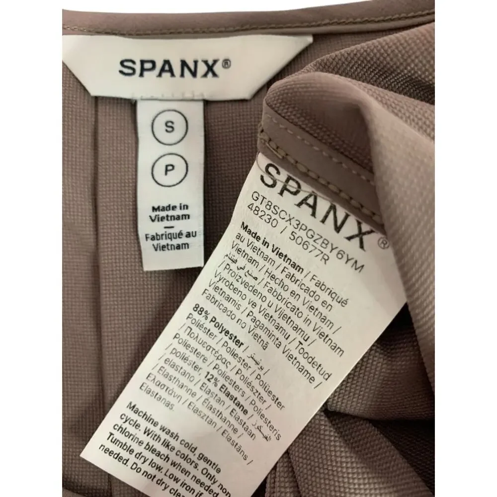 Small Spanx Womens Tank Top Mauve 50677R Sleeveless Stretch - Picture 7 of 7